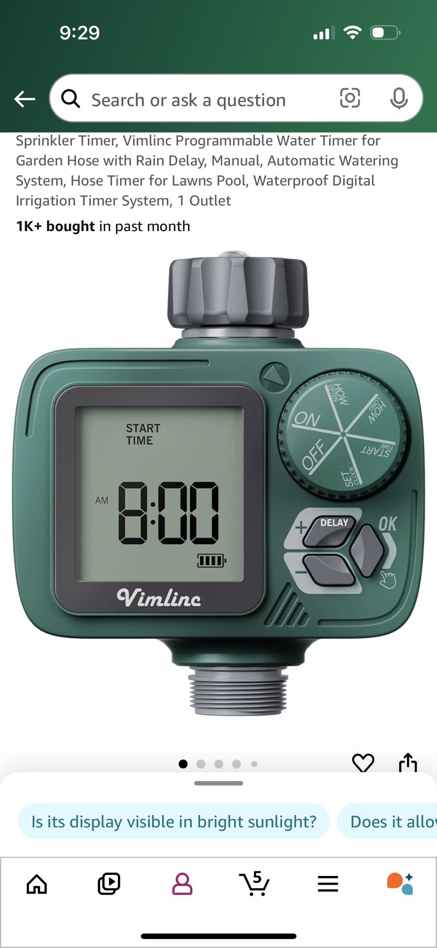Sprinkler Timer