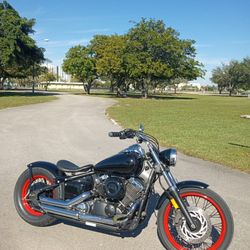 2005 Yamaha V Star 650 Custom Bobber Motorcycle Very Low Miles
