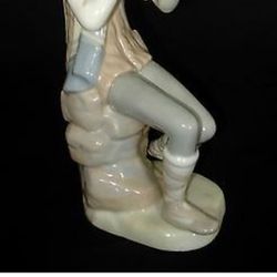 Lladro Inspired Figurine Boy With Flute.