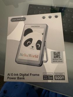 Power bank digital frame