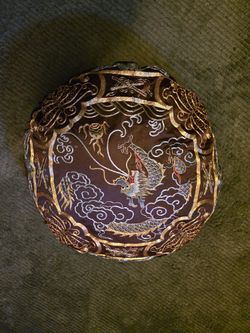 Silk Dragon Pillow