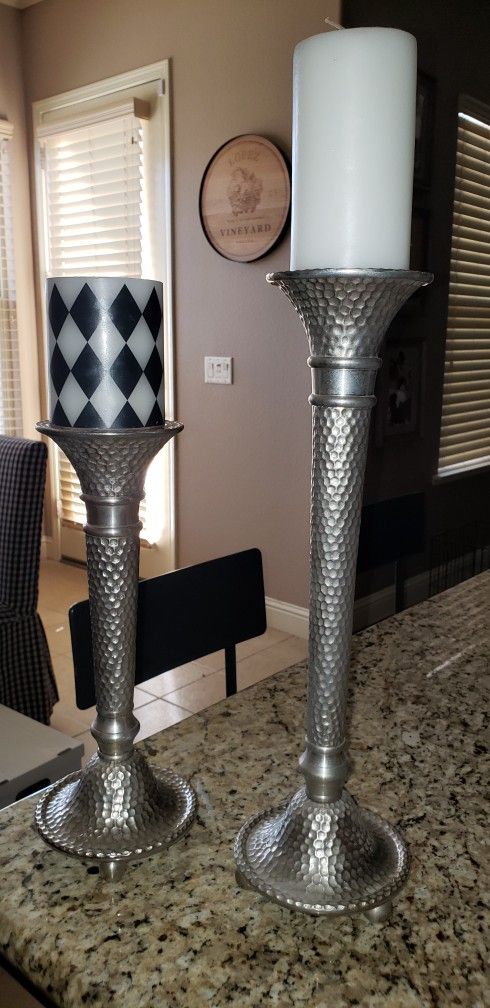 Southern Living Silver Candle Holders