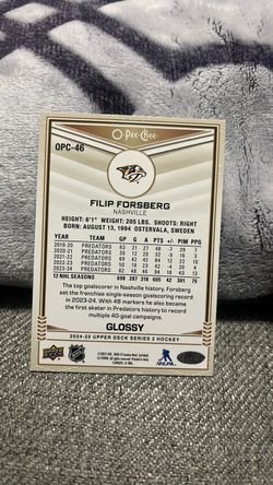 Filip Forsberg O-Pee-Chee Glossy Hockey Card OPC-46