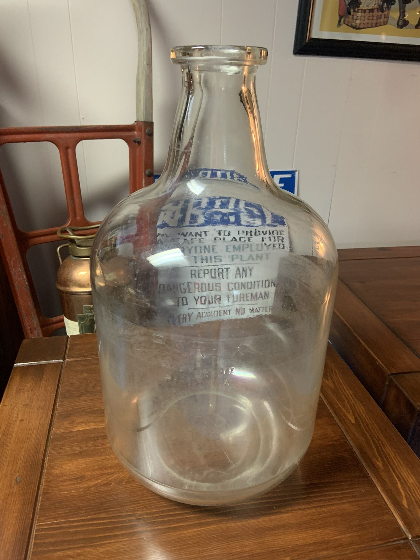 Vintage Pyrex 5 Gallon Glass Jug