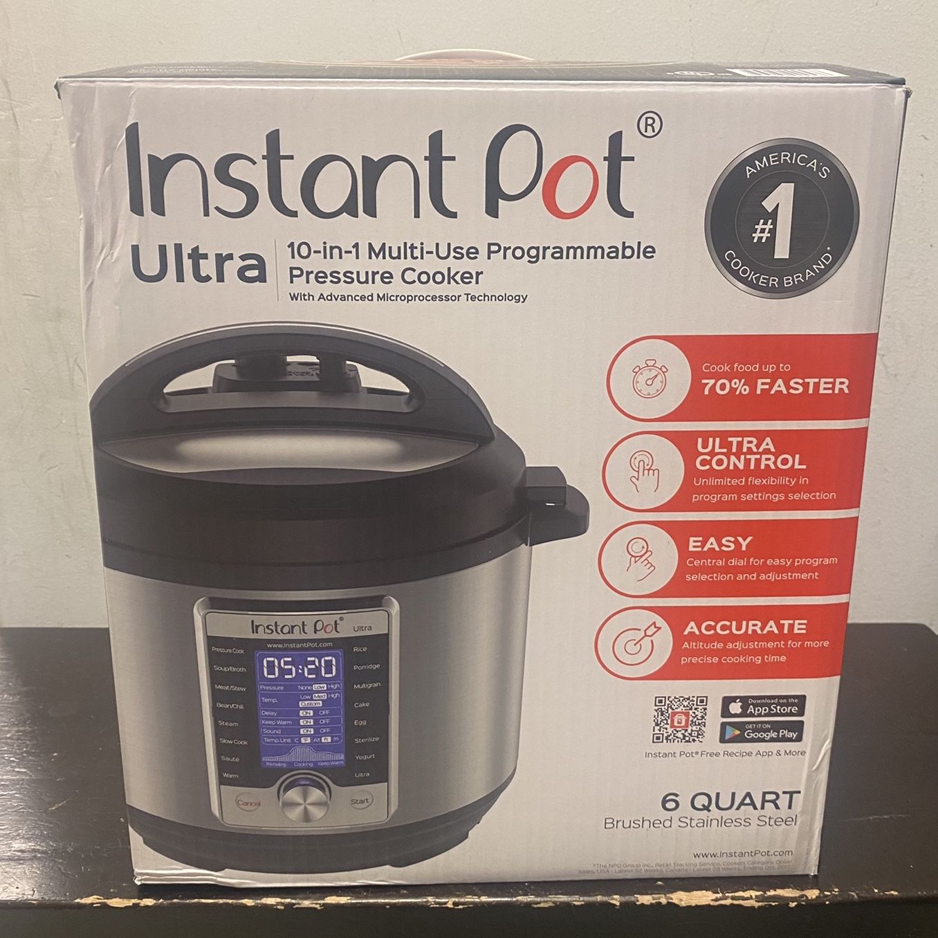 Instant Pot Ultra 6 Quart for Sale in New York, NY - OfferUp