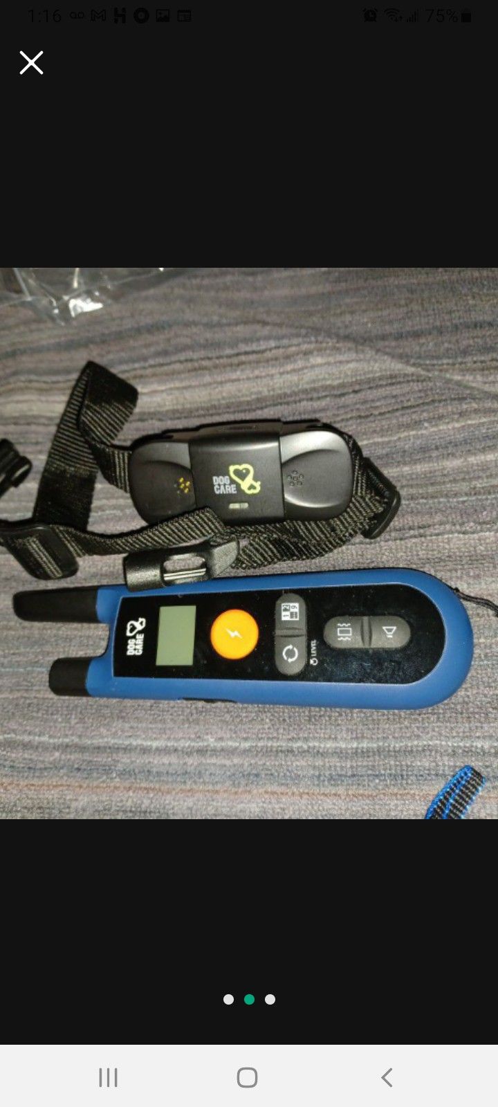 Dog CareDOG CARE Dog Training Collar- Rechargeable Training Collar with 3 Training Modes and Waterproof Vibration