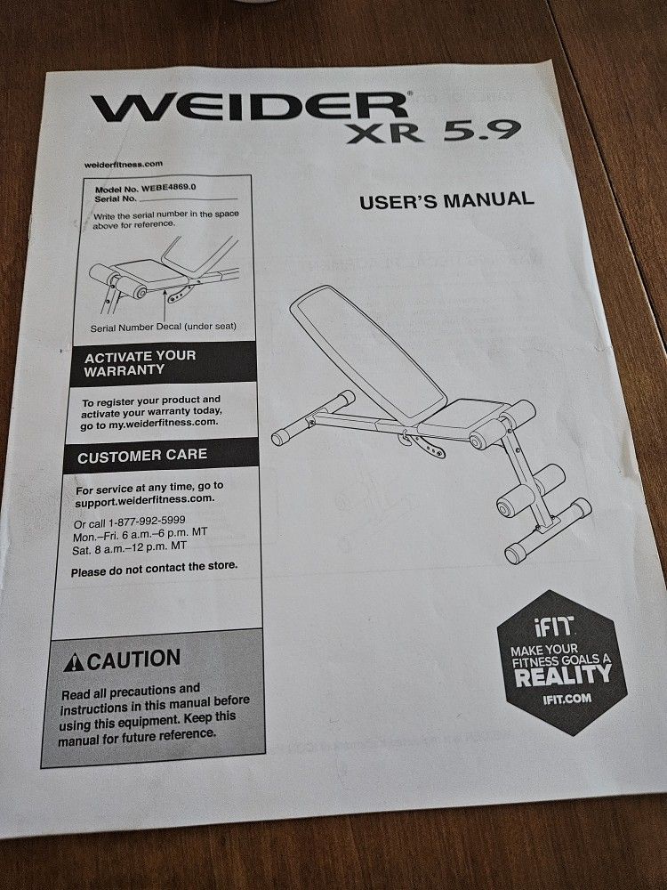Weider XR 5.9