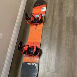 Burton Custom Snowboard Size 154 With Brand New Burton Bindings!!!!