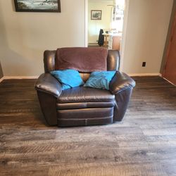 Leather Chair And 2 Couches 