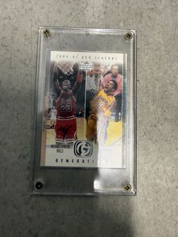 Upper Deck Legends Michael Jordan And Kobe Generations Card