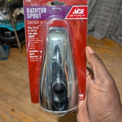 New Ace 1-Handle Chrome Plated Tub Spout