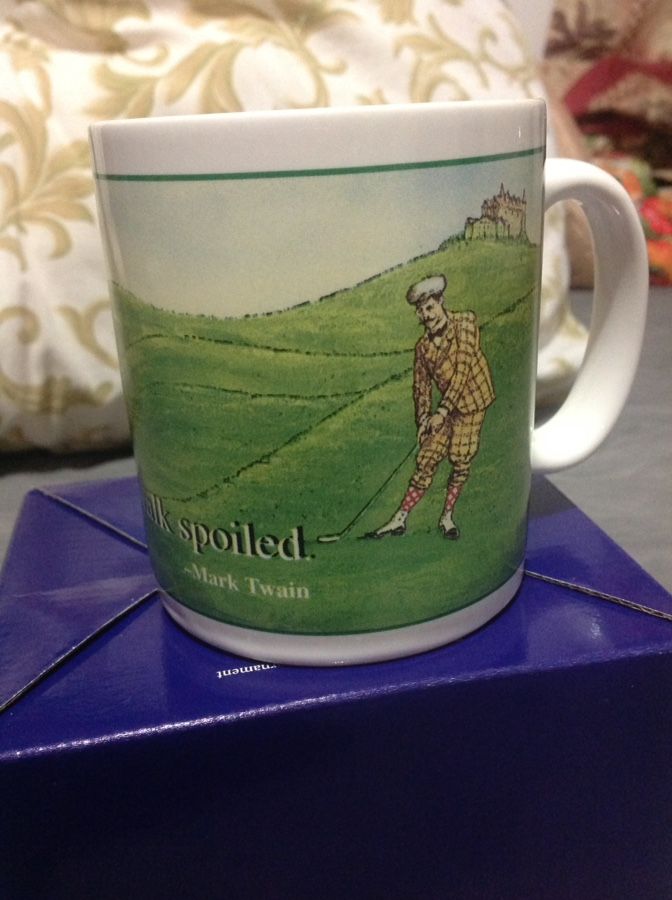 1996 Golf is a Good Walk Spoiled Mug, New Never used