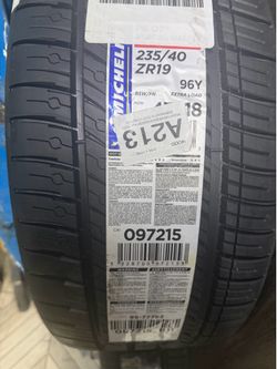Tires 235/40 ZR19