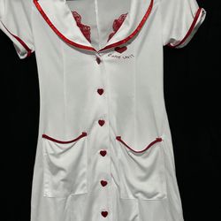 Sexy Nurse Costume Dreamgirls Adult Women’SSize Small Mini Dress & Nurse Cap