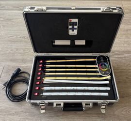 LED Strip Light Display Demo Test Case w/ Remote RGB CCT COB Sample Kit 17x12x8