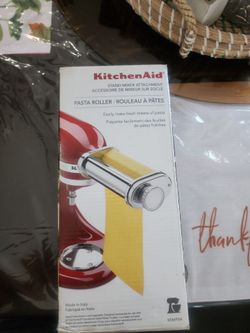 Kitchen Aid pasta roller. NEW
