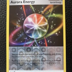 Pokémon 2020 Aurora Energy Reverse Holo #186/202