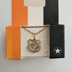 St Louis Blues 1992 Sterling Silver Pendant And Chain In Orginal Box