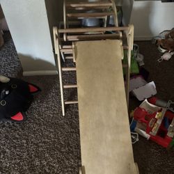 Three Piece Toddler Climbing Gym 