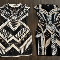 Stretchy bodycon sequin dress