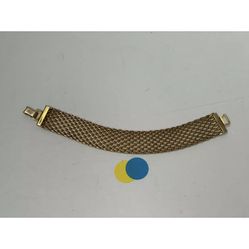 Vintage Gold NAPIER Bracelet, Gold Tone Link Bracelet Signed NAPIER Pat. Pend.