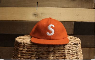 Supreme s logo hat wool brand new