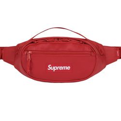 Supreme Leather Waist Bag 