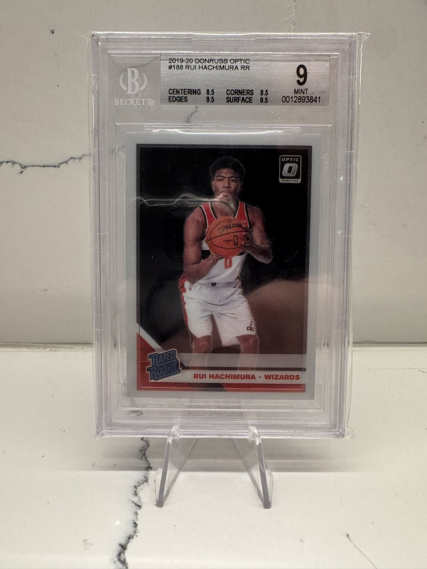 Rui Hachimura Rookie Card Beckett MT 9