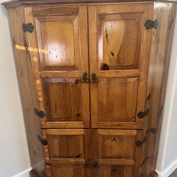 Rustic Large Corner Cabinet 