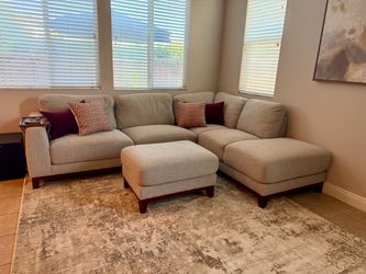 Living Spaces Amherst Sectional Sofa