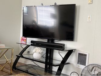 Black TV Console