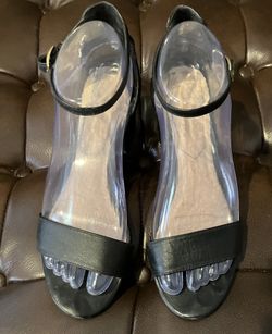 Black Straps Heels Aldo