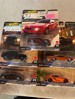 Hot wheels Premium 2024 fast and furious set a five