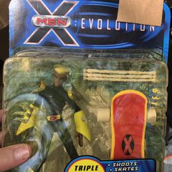 Marvel: X-men:  Evolutions:  Spyke: Triple Xtreme Action Figure