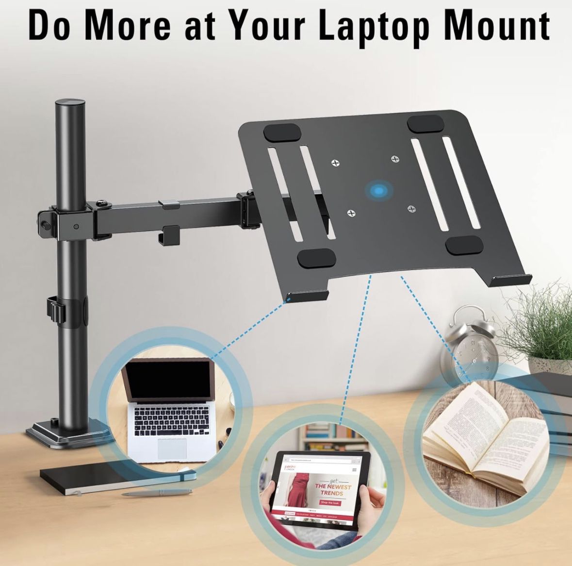 Desk Laptop Mount, 99% New