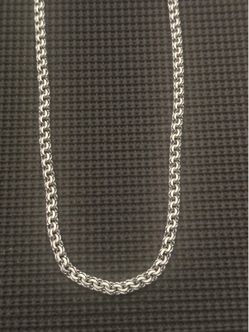 Cadena Tejido Chino Plata .925