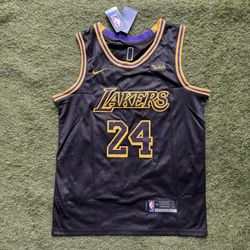 Lakers Black Mamba #24 Kobe Bryant Adult Jersey