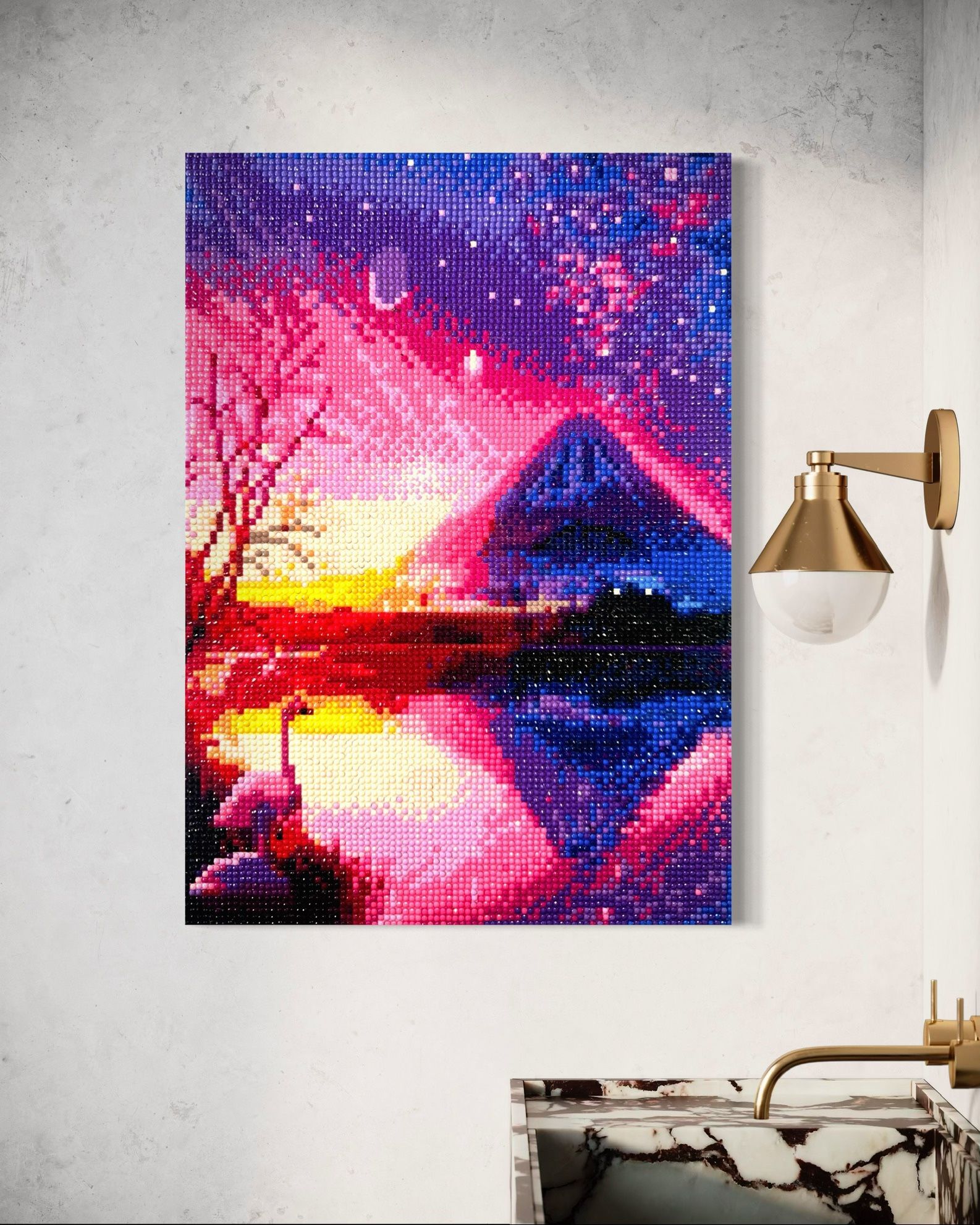 Bright Lake Diamond Painting