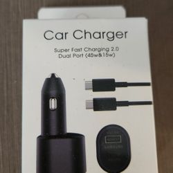 Samsung Galaxy Fast USB C Car Charger 