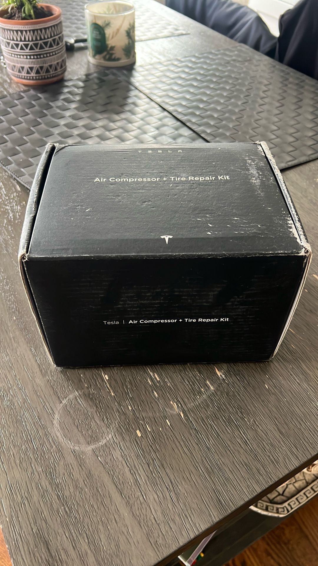 Tesla Air Compressor + Tire Repair Kit -NEW