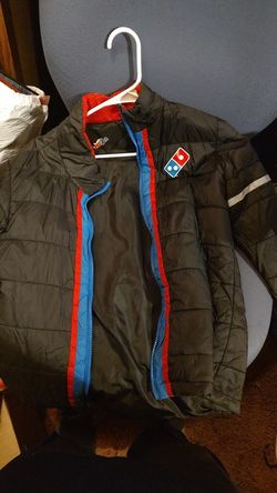 Domino's Puffer Jacket And Shirt