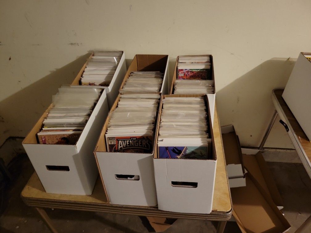 8 Short Boxes Comic Books