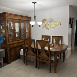 Dining table set with 4 chairs