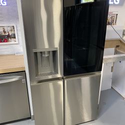 Stainless Steel 27 Cu. Ft. Side-by-aside InstaView Refrigerator 