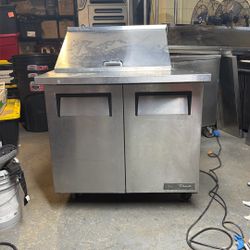 TRUE- True TSSU-36-12M-B-HC ADA 36" TSSU Series Mega Top Sandwich/Salad Prep Table w/ Refrigerated Base, 115v