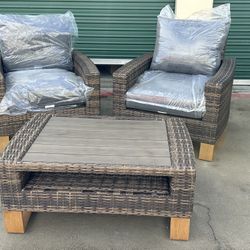 New 3pc Oversize Outdoor Patio Furniture Set 