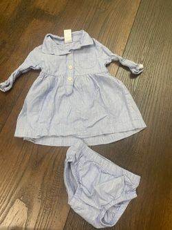 Girls blue purple sparkle dress size 3 months by carters #14