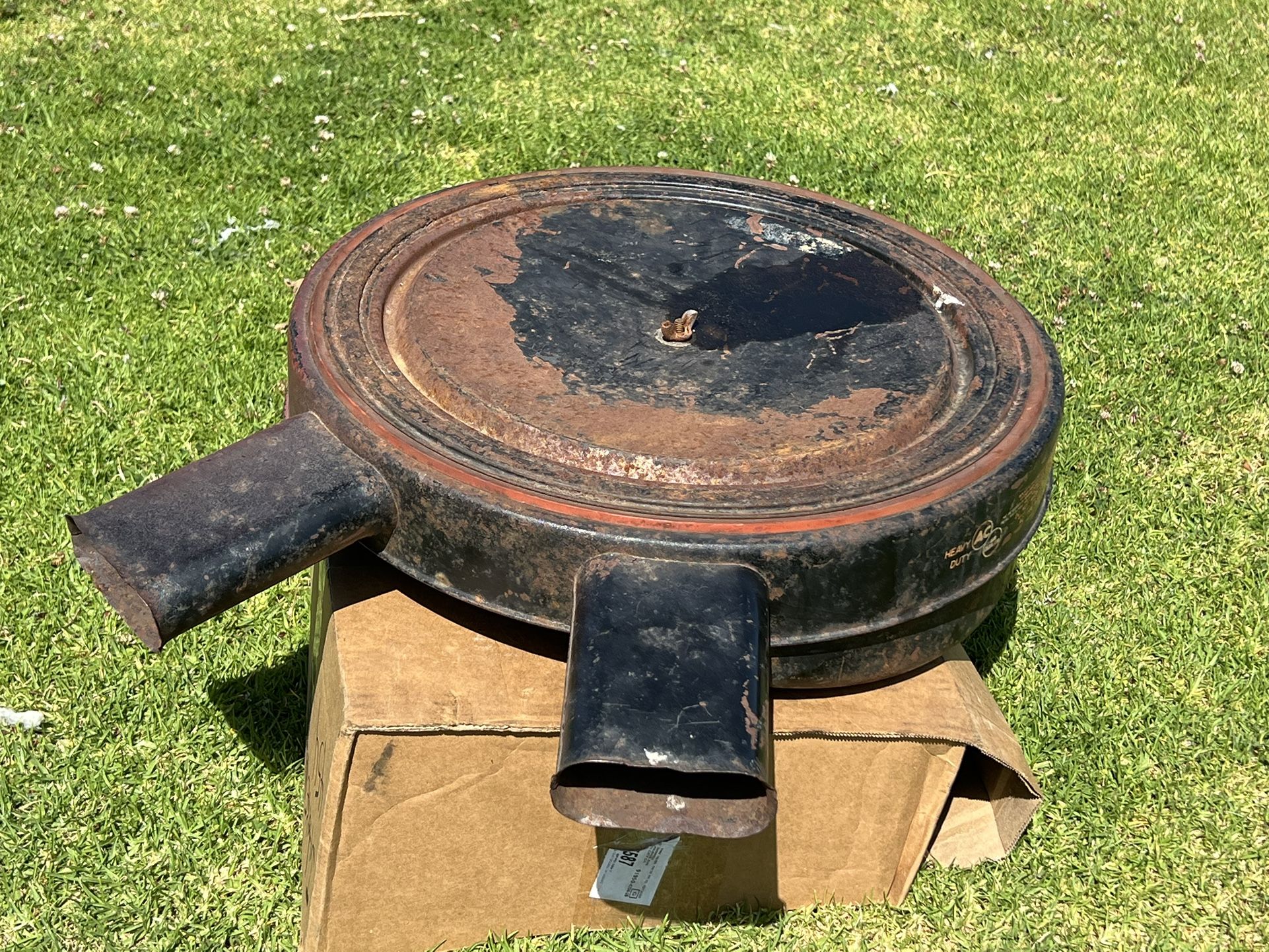 1961-62 Pontiac 389 421 Tri Power Air Cleaner 3x2 Assembly OEM #(contact info removed)