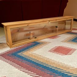 Wooden Display Case - Locking Door