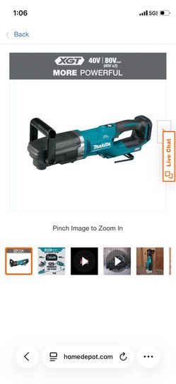 Makita 40v angle drill (quick connect) Brand New